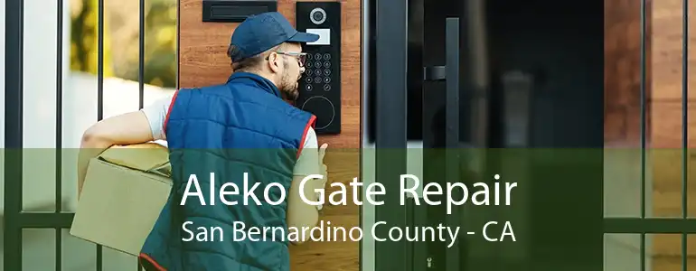 Aleko Gate Repair San Bernardino County - CA