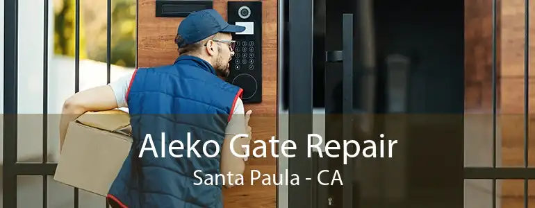 Aleko Gate Repair Santa Paula - CA