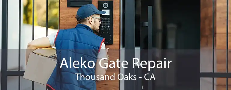 Aleko Gate Repair Thousand Oaks - CA