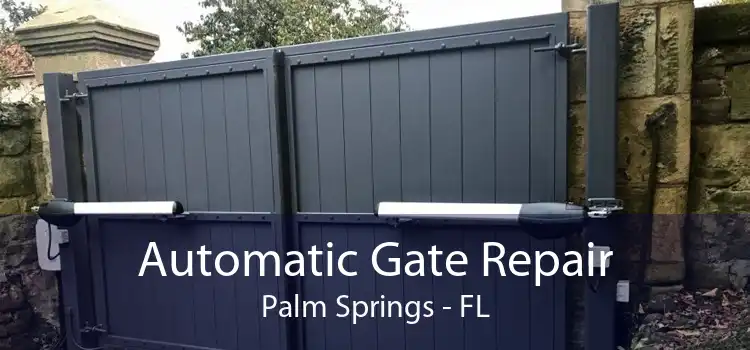 Automatic Gate Repair Palm Springs - FL