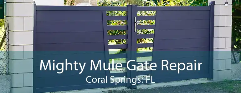 Mighty Mule Gate Repair Coral Springs: FL