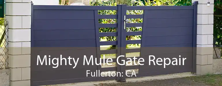 Mighty Mule Gate Repair Fullerton: CA