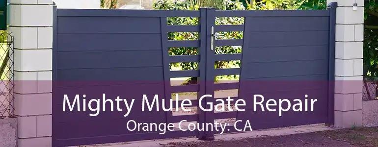 Mighty Mule Gate Repair Orange County: CA