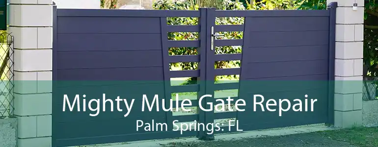 Mighty Mule Gate Repair Palm Springs: FL