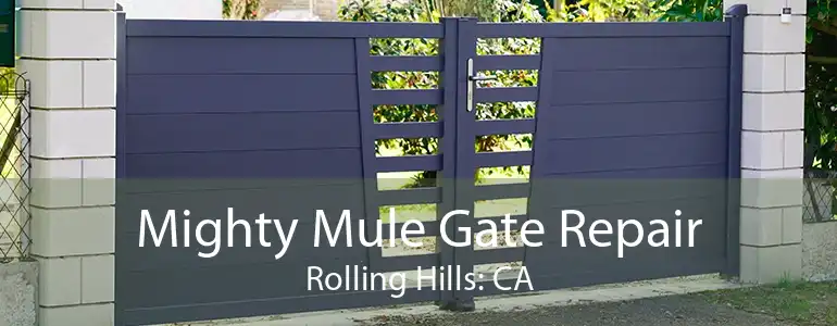 Mighty Mule Gate Repair Rolling Hills: CA