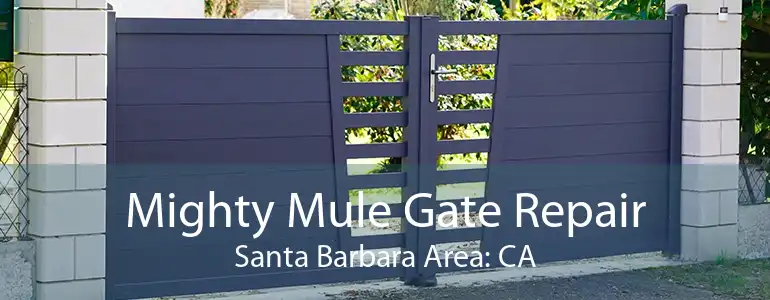 Mighty Mule Gate Repair Santa Barbara Area: CA